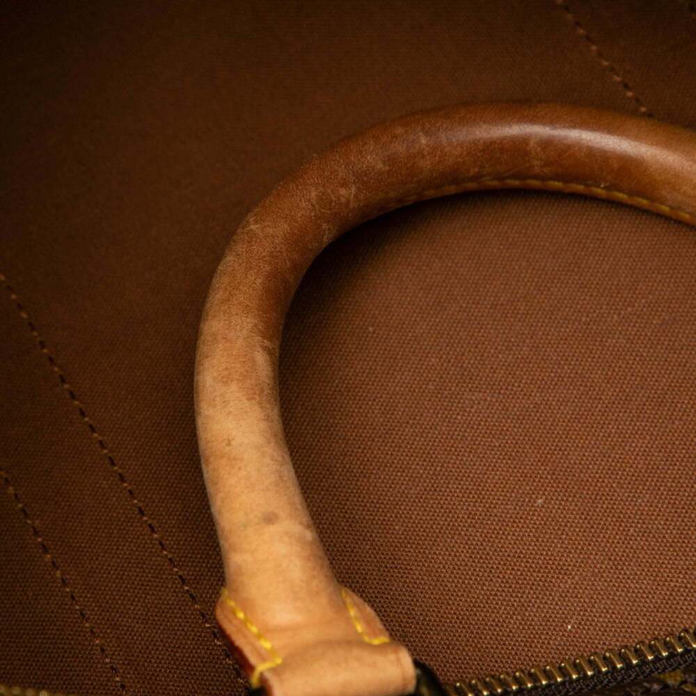 LOUIS VUITTON Brown Monogram Leather Keepall 55 Boston Bag - Picture 5 of 8